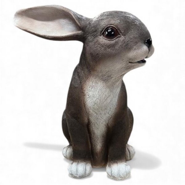 Hase groß, braun - weiß *SELBSTABHOLUNG*